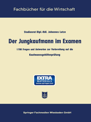 cover image of Der Jungkaufmann im Examen